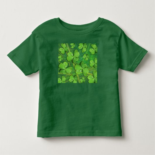 Green Shamrock St Patrick's Day Kind T-Shirt (Voorkant)