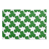 Green Shamrock | St. Patricks Day Kussensloop (Achterkant)