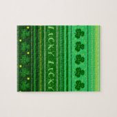 Green Shamrock | St. Patricks Day Legpuzzel (Horizontaal)