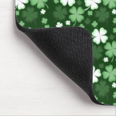 Green Shamrock, St. Patrick's Day Muismat (Hoek)