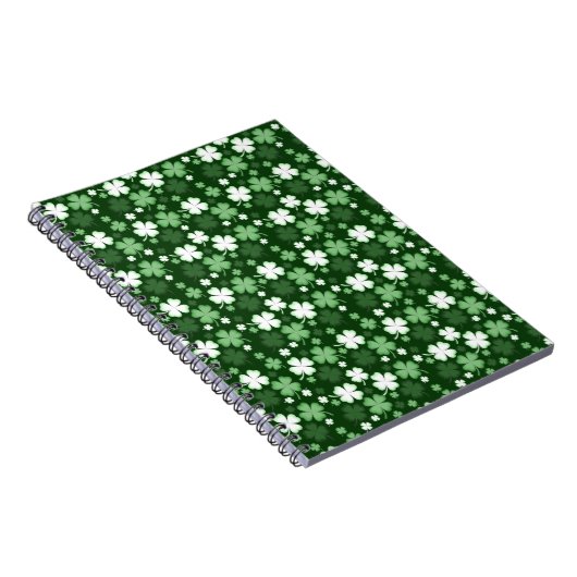 Green Shamrock, St. Patrick's Day Notitieboek (Rechterzijde)