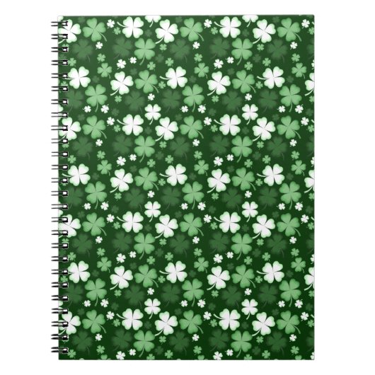 Green Shamrock, St. Patrick's Day Notitieboek (Voorkant)