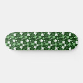 Green Shamrock, St. Patrick's Day Persoonlijk Skateboard (Horizontaal)