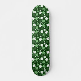 Green Shamrock, St. Patrick's Day Persoonlijk Skateboard