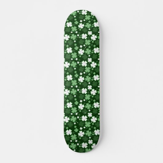 Green Shamrock, St. Patrick's Day Persoonlijk Skateboard (Voorkant)
