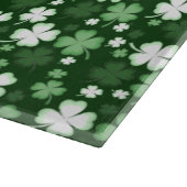 Green Shamrock, St. Patrick's Day Snijplank (Hoek)