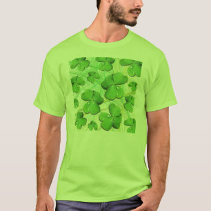 Green Shamrock St Patrick's Day T-shirt