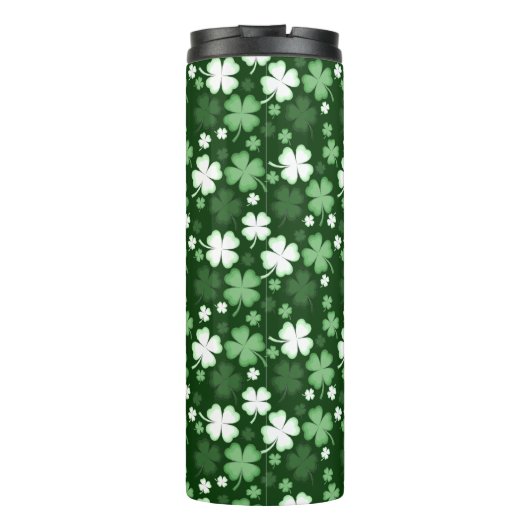 Green Shamrock, St. Patrick's Day Thermosbeker (Achterkant)