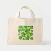 Green Shamrock St Patrick's Day Tiny Canvas tas (Voorkant)