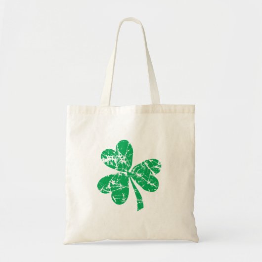Green Shamrock St. Patrick's Day Tote Bag (Voorkant)
