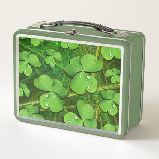 Green Shamrock St Patrick's iPhone 5 Hoesje-Mate (Voorkant)