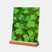 Green Shamrock St Patrick's iPhone 5 Hoesje-Mate Acryl Bord (Hoek)