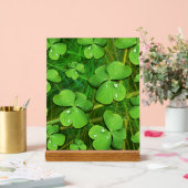 Green Shamrock St Patrick's iPhone 5 Hoesje-Mate Acryl Bord (Huwelijk)