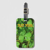 Green Shamrock St Patrick's iPhone 5 Hoesje-Mate Bagagelabel (Voorkant (verticaal))