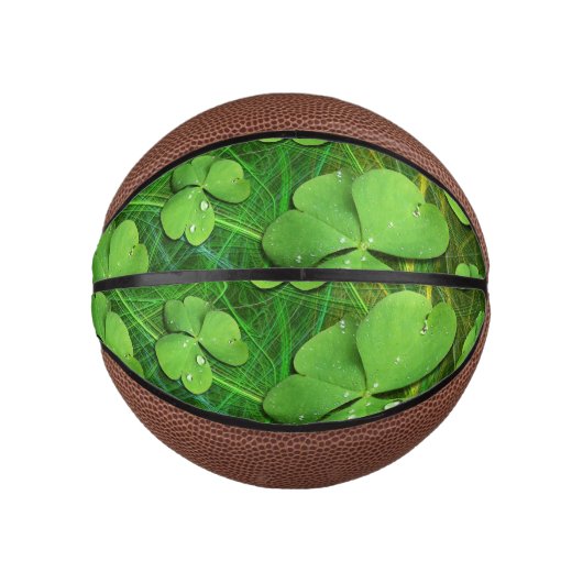 Green Shamrock St Patrick's iPhone 5 Hoesje-Mate Basketbal (Voorkant)