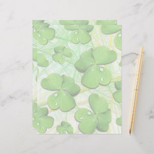 Green Shamrock St Patrick's iPhone 5 Hoesje-Mate Briefhoofd