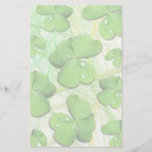 Green Shamrock St Patrick's iPhone 5 Hoesje-Mate Briefpapier (Voorkant)