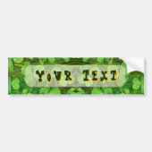 Green Shamrock St Patrick's iPhone 5 Hoesje-Mate Bumpersticker (Voorkant)