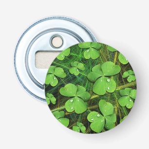Green Shamrock St Patrick's iPhone 5 Hoesje-Mate Button Flesopener