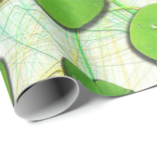 Green Shamrock St Patrick's iPhone 5 Hoesje-Mate Cadeaupapier (Rol Hoek)