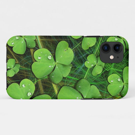 Green Shamrock St Patrick's iPhone 5 Hoesje-Mate Case-Mate iPhone Case (Achterkant (horizontaal))