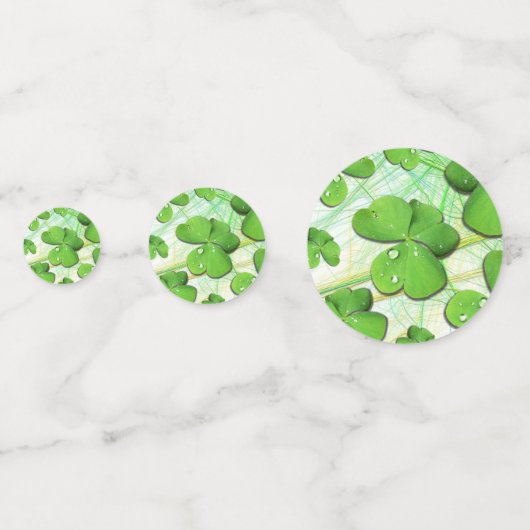 Green Shamrock St Patrick's iPhone 5 Hoesje-Mate Confetti (Achterkanten)