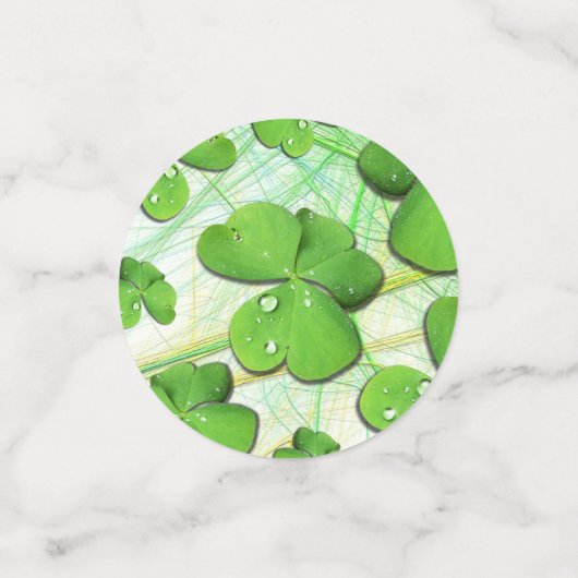 Green Shamrock St Patrick's iPhone 5 Hoesje-Mate Confetti (Kleine voorkant)