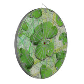 Green Shamrock St Patrick's iPhone 5 Hoesje-Mate Dartbord (Voorkant Links)