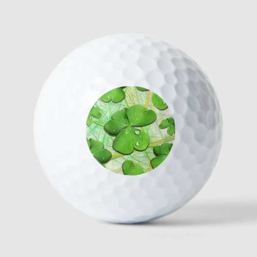 Green Shamrock St Patrick's iPhone 5 Hoesje-Mate Golfballen (Voorkant)