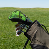 Green Shamrock St Patrick's iPhone 5 Hoesje-Mate Golfheadcover (Insitu)