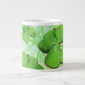 Green Shamrock St Patrick's iPhone 5 Hoesje-Mate Grote Koffiekop (Voorkant)