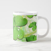 Green Shamrock St Patrick's iPhone 5 Hoesje-Mate Grote Koffiekop (Rechts)