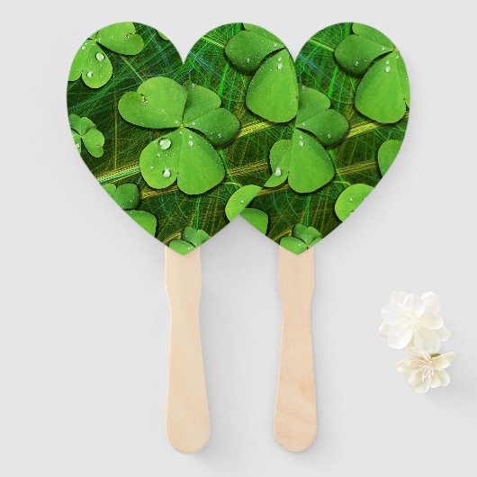 Green Shamrock St Patrick's iPhone 5 Hoesje-Mate Handwaaier (Voorkant en achterkant)