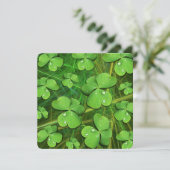 Green Shamrock St Patrick's iPhone 5 Hoesje-Mate Kaart (Staand voorkant)