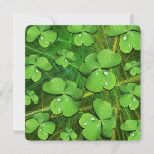 Green Shamrock St Patrick's iPhone 5 Hoesje-Mate Kaart (Voorkant)