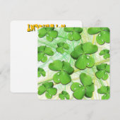 Green Shamrock St Patrick's iPhone 5 Hoesje-Mate Kaart (Voorkant / Achterkant)