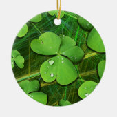 Green Shamrock St Patrick's iPhone 5 Hoesje-Mate Keramisch Ornament (Voorkant)
