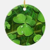 Green Shamrock St Patrick's iPhone 5 Hoesje-Mate Keramisch Ornament (Achterkant)