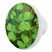 Green Shamrock St Patrick's iPhone 5 Hoesje-Mate Keramische Knop (Rechts)