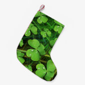 Green Shamrock St Patrick's iPhone 5 Hoesje-Mate Kleine Kerstsok (Voorkant (Hangend))