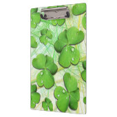 Green Shamrock St Patrick's iPhone 5 Hoesje-Mate Klembord (Links)