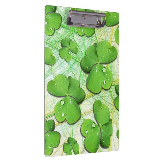 Green Shamrock St Patrick's iPhone 5 Hoesje-Mate Klembord (Rechts)