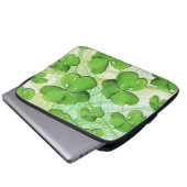 Green Shamrock St Patrick's iPhone 5 Hoesje-Mate Laptop Sleeve (Voorkant onderkant)