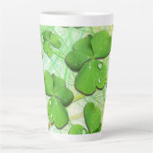 Green Shamrock St Patrick's iPhone 5 Hoesje-Mate Latte Mok (Voorkant)