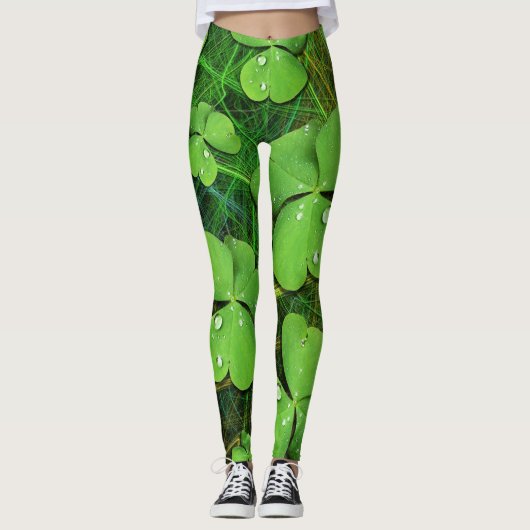 Green Shamrock St Patrick's iPhone 5 Hoesje-Mate Leggings (Voorkant)