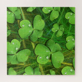 Green Shamrock St Patrick's iPhone 5 Hoesje-Mate Legpuzzel (Horizontaal)
