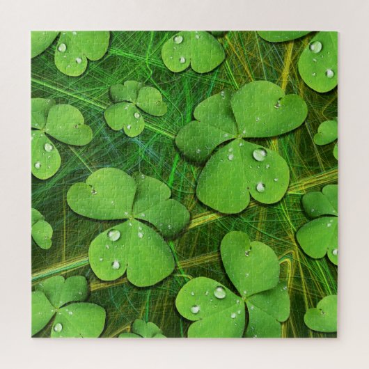 Green Shamrock St Patrick's iPhone 5 Hoesje-Mate Legpuzzel (Verticaal)