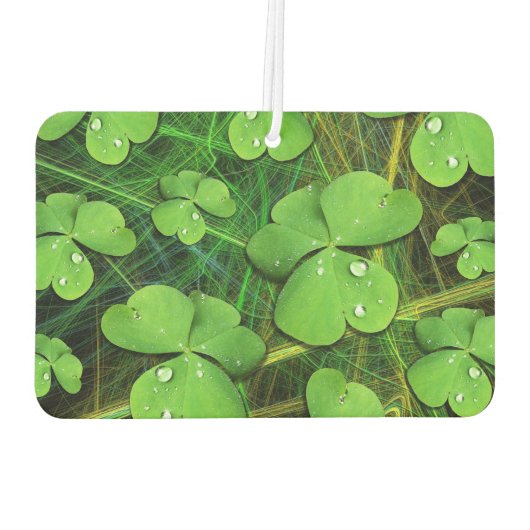 Green Shamrock St Patrick's iPhone 5 Hoesje-Mate Luchtverfrisser (Achterkant)