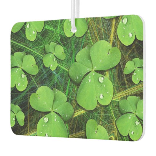 Green Shamrock St Patrick's iPhone 5 Hoesje-Mate Luchtverfrisser (Links)
