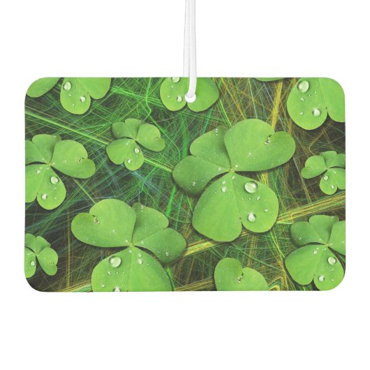 Green Shamrock St Patrick's iPhone 5 Hoesje-Mate Luchtverfrisser (Voorkant)